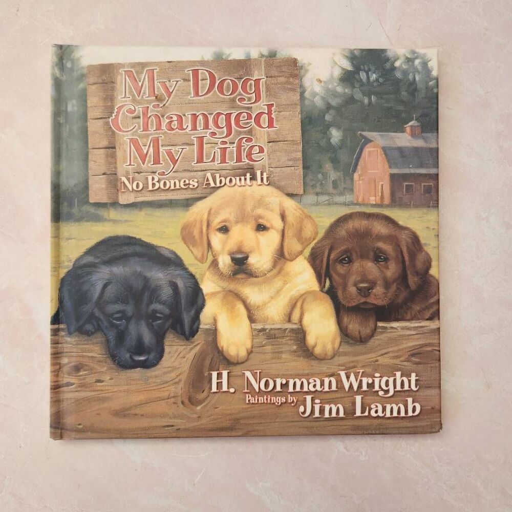 My dog changed my life kids children's hardback book puppies puppy